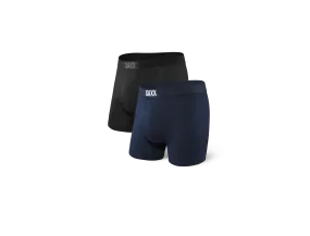 SAXX Boxer Brief 2 Pack Black/Navy