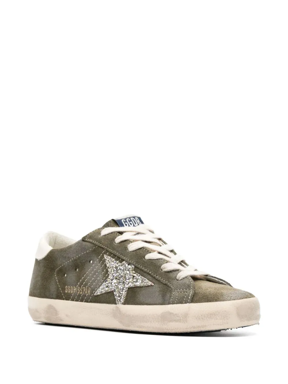Super-Star Suede in Olive Night/Cream