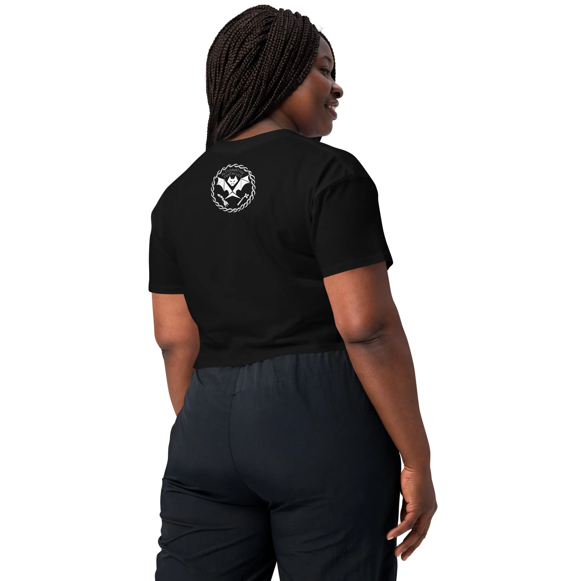THE DARTS "Snake Oil Tour" Black Crop Top
