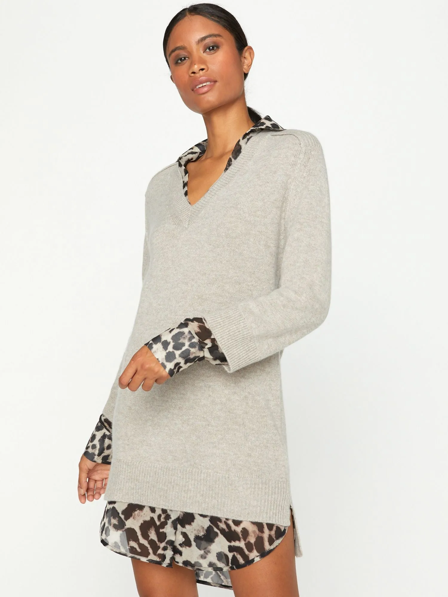 The Looker Layered V-Neck Dress
