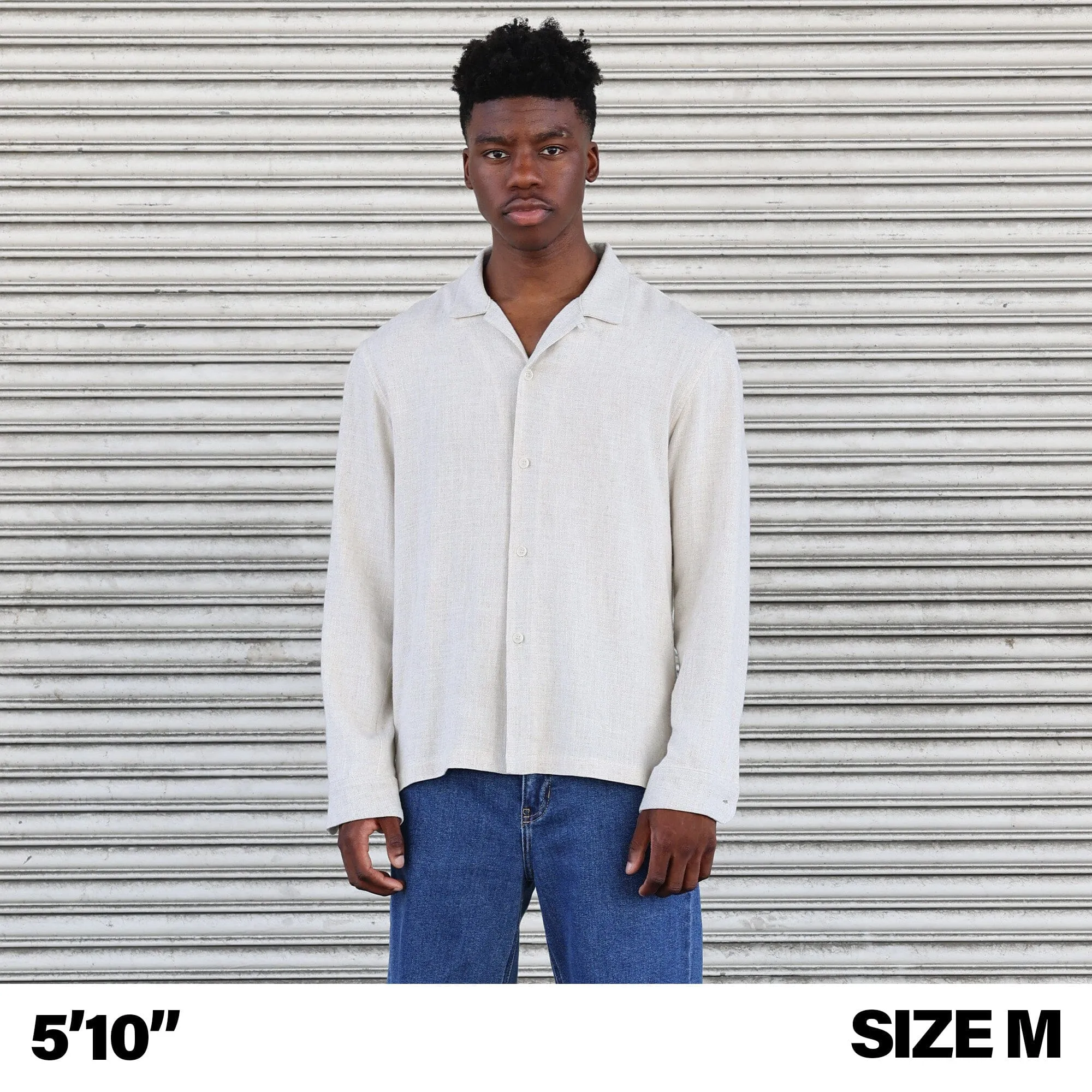 The Rosewood Half-Crop Linen Shirt | Made in USA