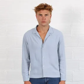 The Rosewood Half-Crop Linen Shirt | Made in USA