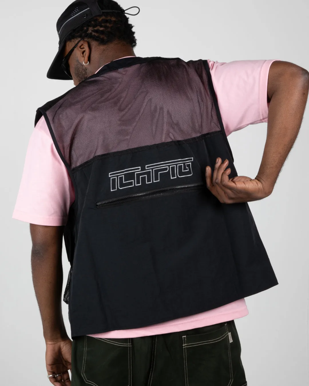 Utility Mesh Vest - Echo Black
