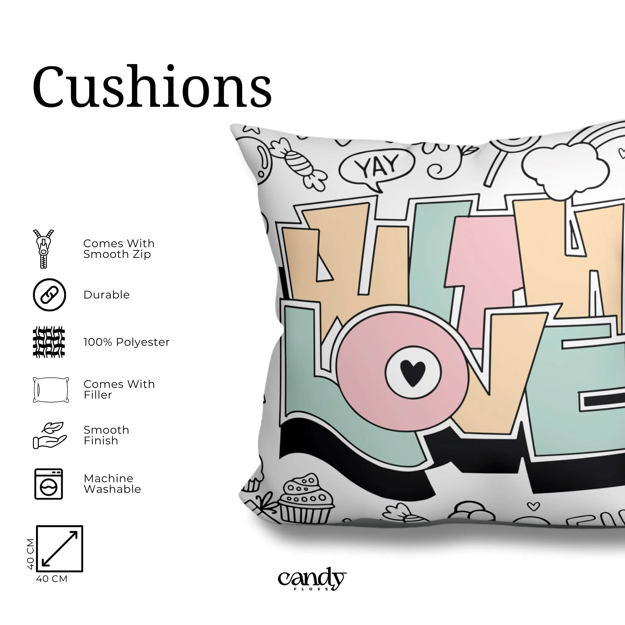 'With Love' Cushion