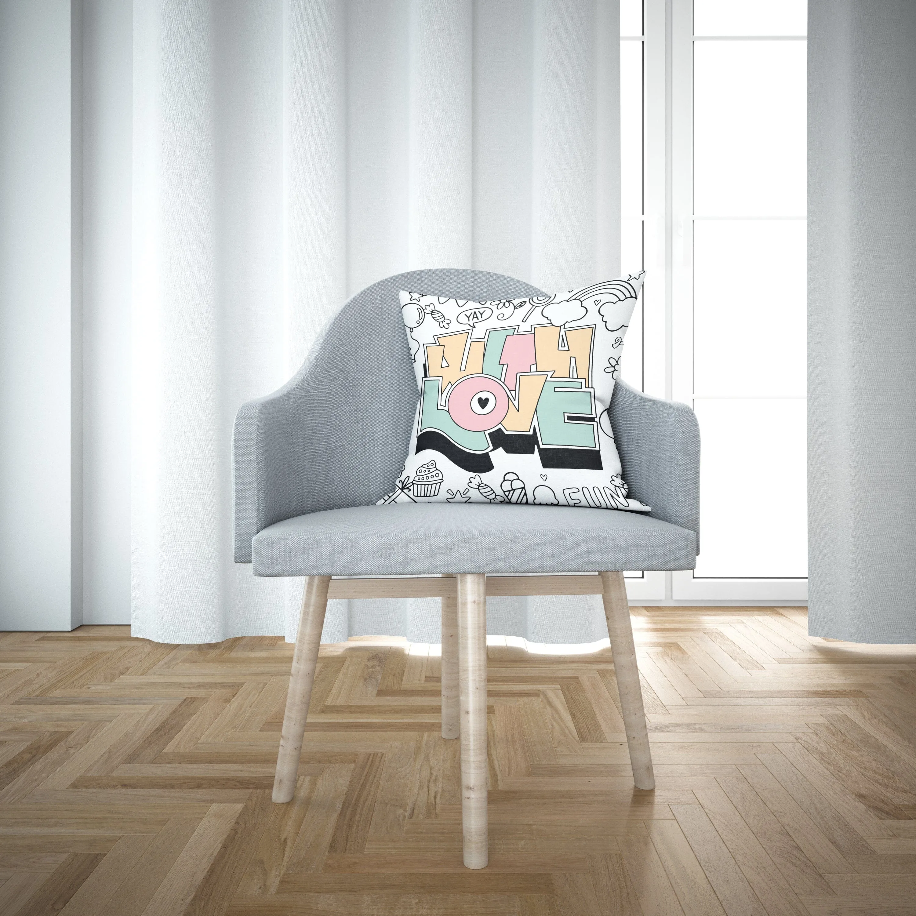 'With Love' Cushion