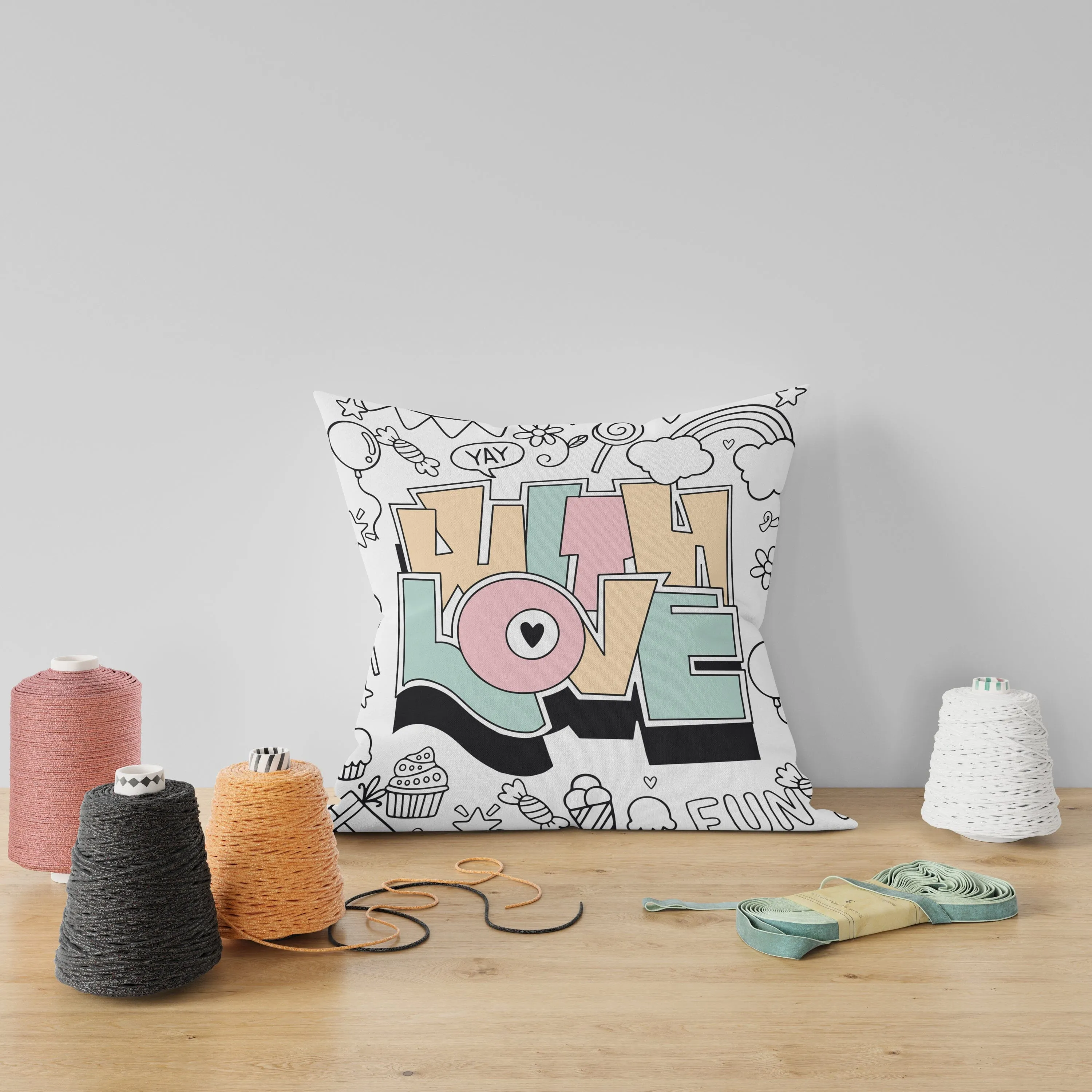 'With Love' Cushion